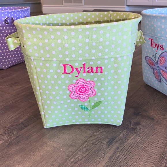 Pottery barn kids canvas utility bin - Picture 1 of 5